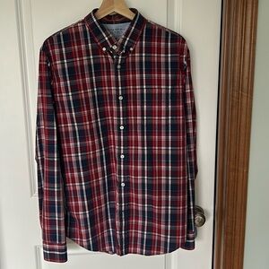 Banana Republic Luxe Poplin button down shirt, M